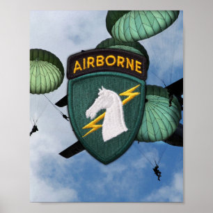 Poster USACAPOC 1er Patch Opérations Spéciales Imprimer