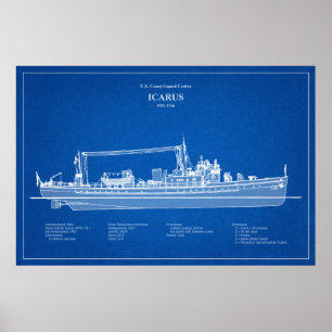 Poster USCG Cutter Icarus wpc-110 - ABD