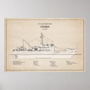 Poster USCG Cutter Storis wmec-38 - SBD
