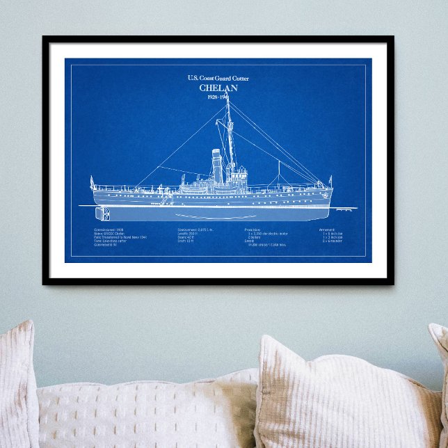 Poster USCGC Chelan - ABD (Créateur téléchargé)