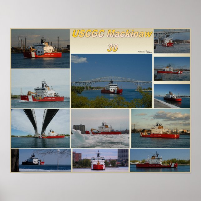Poster USCGC Cutter Mackinaw (Devant)