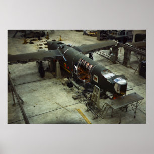 Poster Usine d'avion de 2ÈME GUERRE MONDIALE, les années