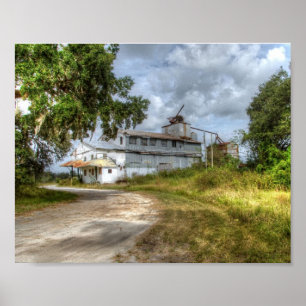Poster - Usine de canne à sucre