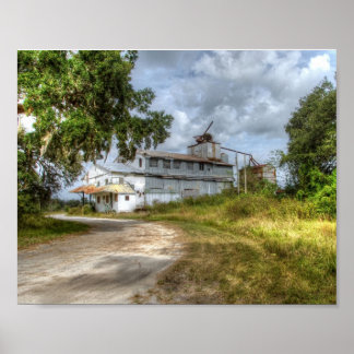 Poster - Usine de canne à sucre