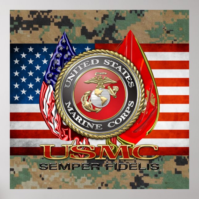 Poster USMC Semper Fi [édition spéciale] [3D] (Devant)