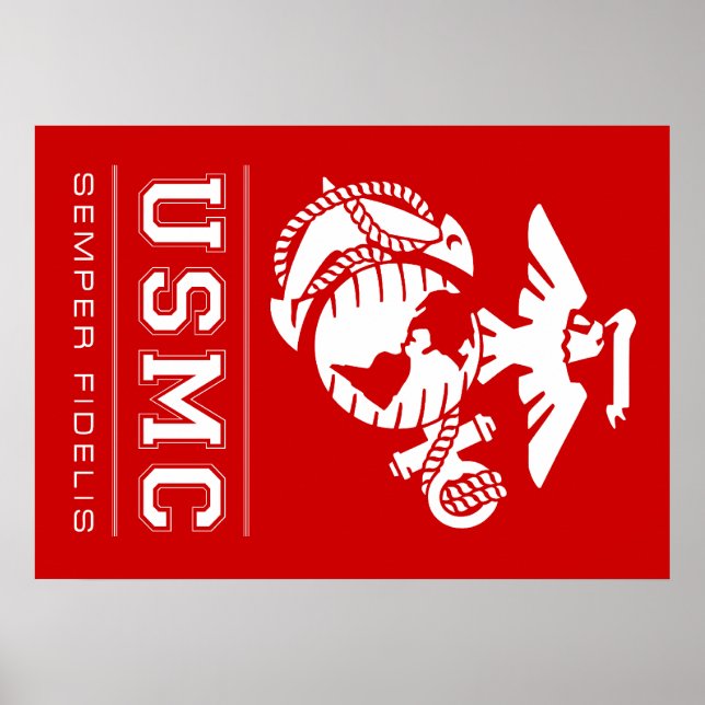 Poster USMC Semper Fidelis [Semper Fi] (Devant)