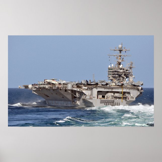 Poster USS Abraham Lincoln (CVN 72) (Devant)