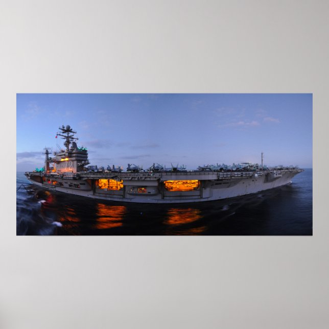 Poster USS Abraham Lincoln (CVN 72) (Devant)