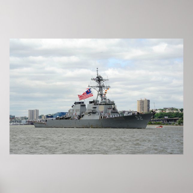 Poster USS Barry (DDG 52) (Devant)