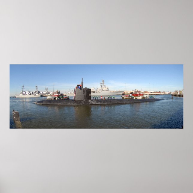 Poster USS Boise (SSN 764) (Devant)