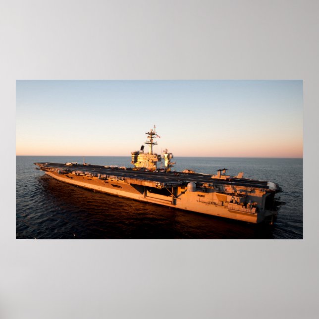 Poster USS Carl Visnon (CVN 70) (Devant)