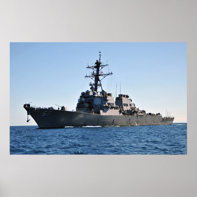 Poster USS Cole (DDG 67) (Devant)