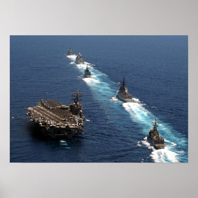 Poster USS Dwight D. Eisenhower (Devant)