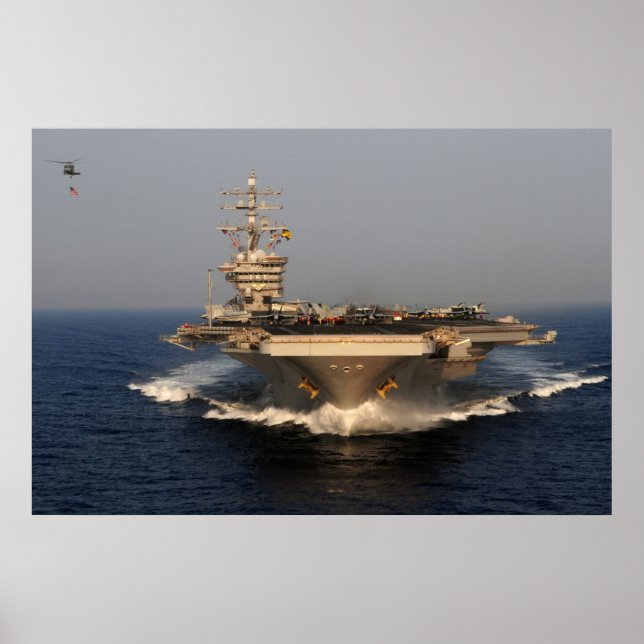 Poster USS Dwight D. Eisenhower (CVN 69) (Devant)