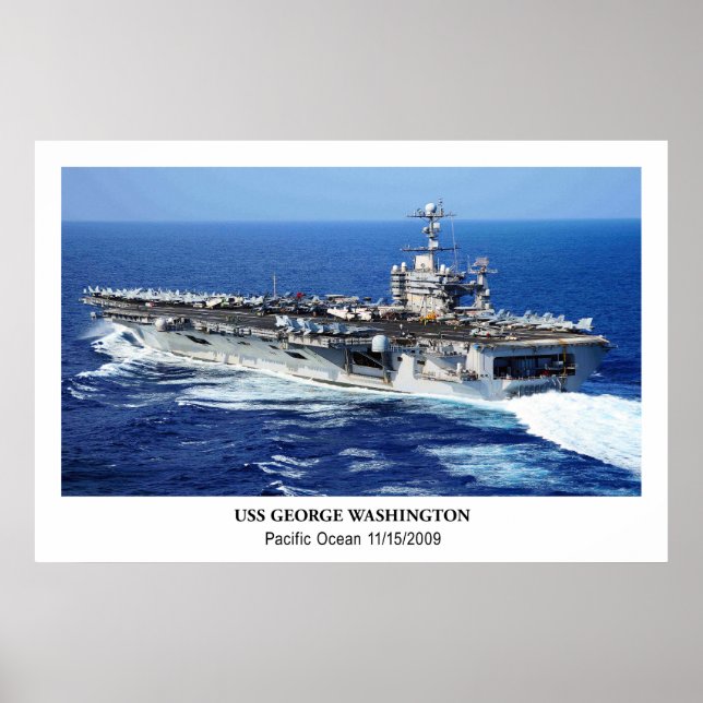 Poster USS George Washington (CVN-73) (Devant)