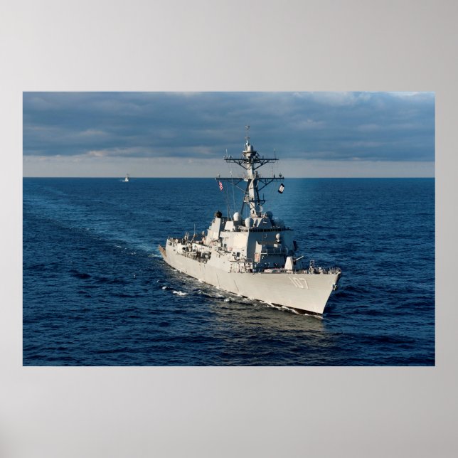 Poster USS Gravely (DDG 107) (Devant)