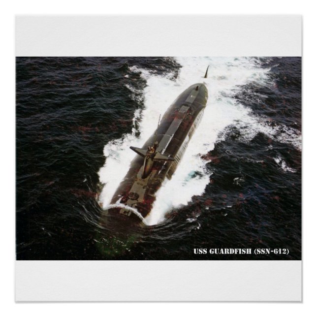 POSTER USS GUARDFISH (Devant)