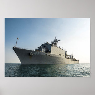 Poster USS Harpers Ferry (LSD 49)