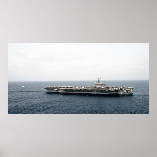 Poster USS Harry S. Truman (CVN 75). (Devant)