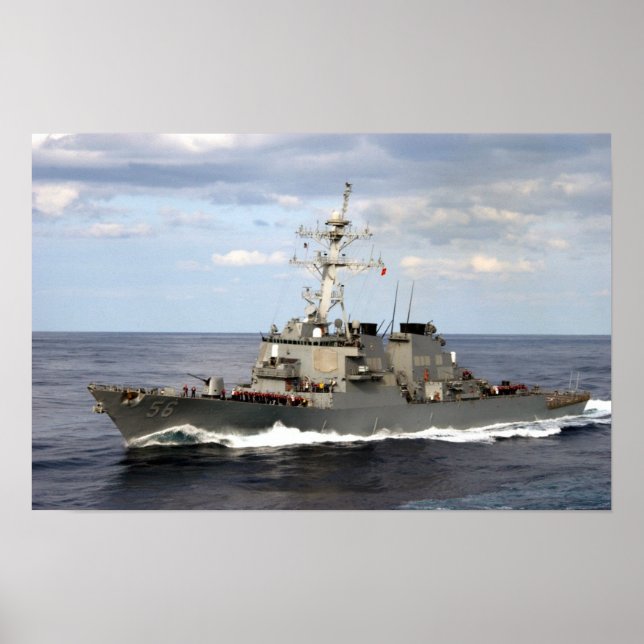 Poster USS John S. McCain (DDG 56) (Devant)