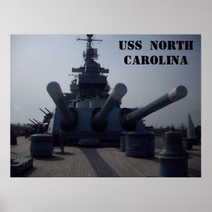 Poster USS la Caroline du Nord