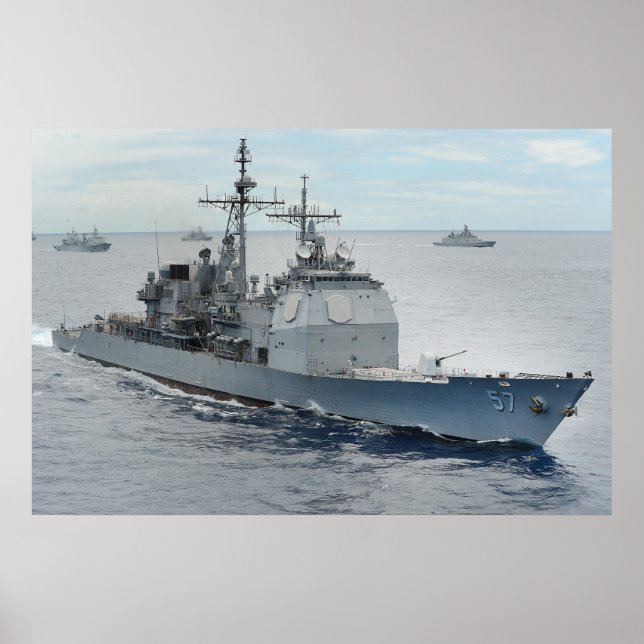 Poster USS Lake Champlain (CG 57) (Devant)