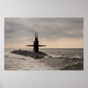 Poster USS le Maryland (SSBN 738)