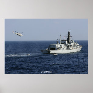 Poster USS Mahan