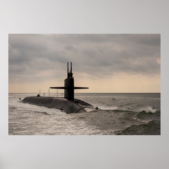 Poster USS Maryland (SSBN 738) (Devant)