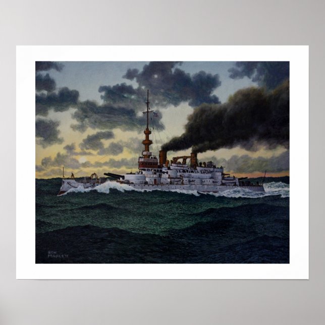 Poster USS Oregon - 1896 (Devant)