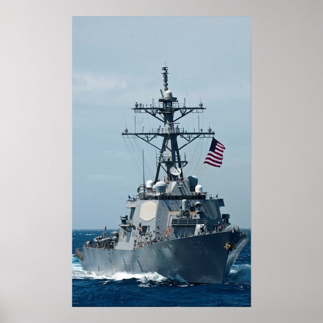 Poster USS Paul Hamilton (DDG 60) (Devant)