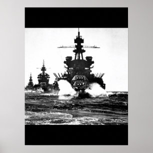 Poster USS PENNSYLVANIA and battleship of_War Image