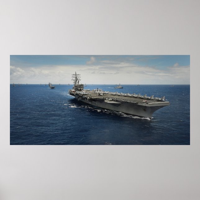 Poster USS Ronald Reagan (CVN 76) (Devant)
