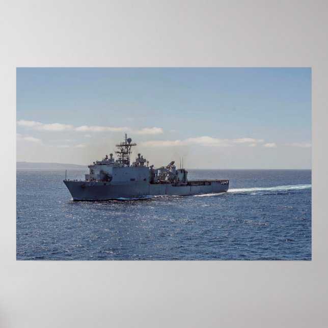 Poster USS Rushmore (LSD 47) (Devant)