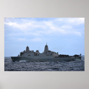 Poster USS San Antonio (LPD 17)