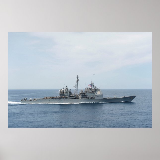 Poster USS San Jacinto (CG 56) (Devant)