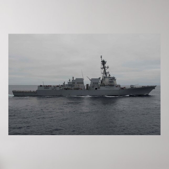 Poster USS Sterett (DDG 104) (Devant)