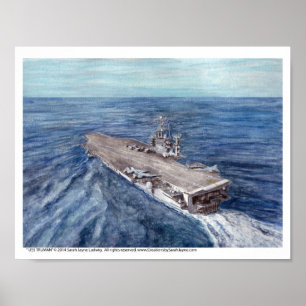 Poster USS TRUMAN Art Print