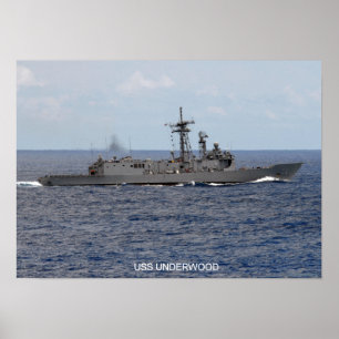 Poster USS Underwood (FFG 36)
