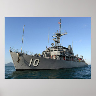 Poster USS Warrior (MCM 10)