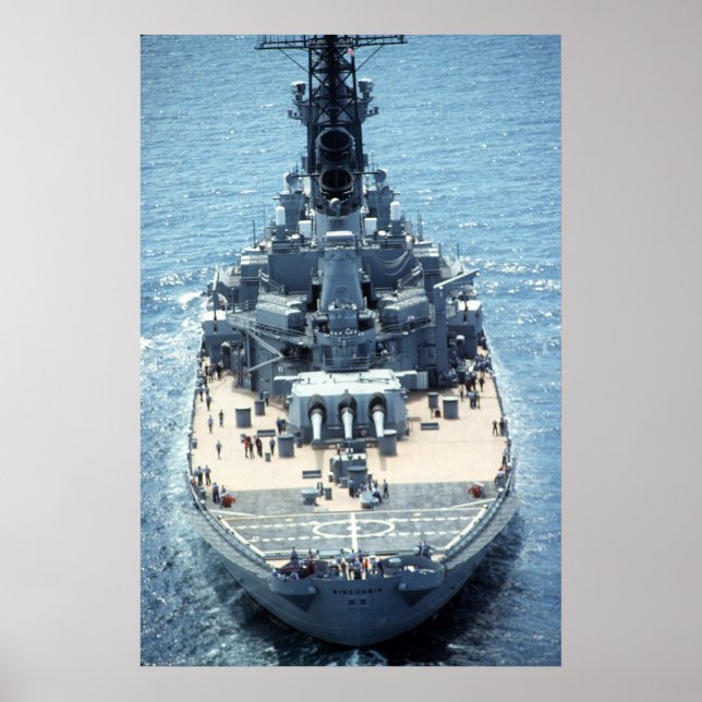 Poster USS Wisconsin (BB-64) (Devant)
