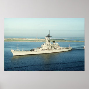 Poster USS Wisconsin (BB-64)