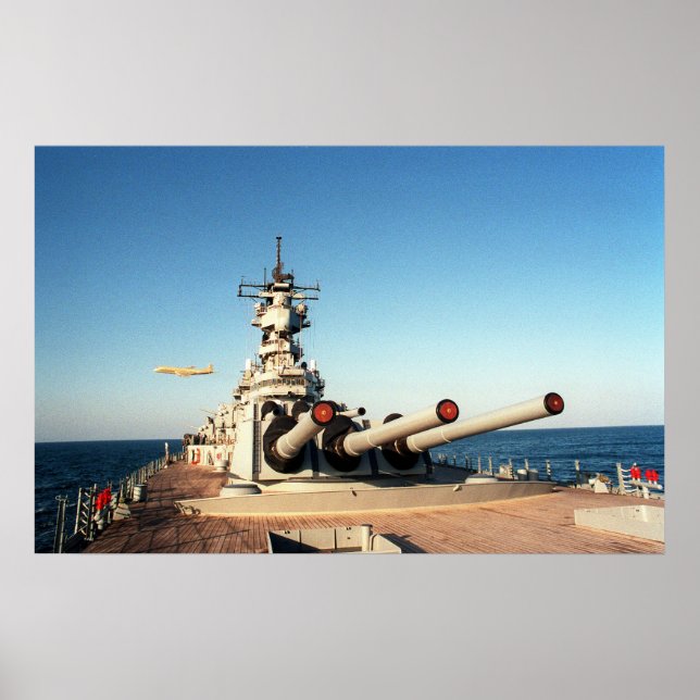 Poster USS Wisconsin (BB-64) (Devant)