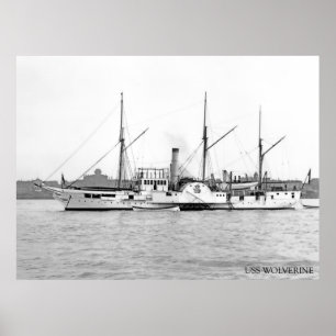 Poster USS Wolverine