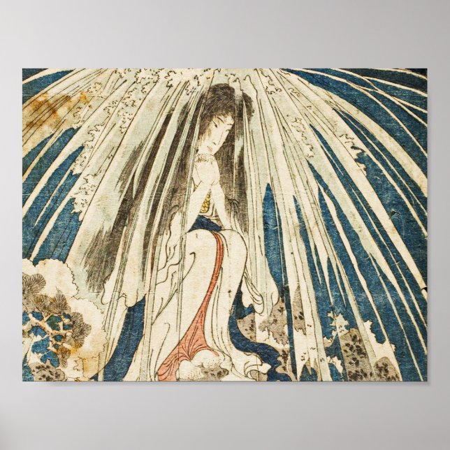 Poster Utagawa Kuniyoshi - Hatsuhanacirca.Amour, en-têtes (Devant)