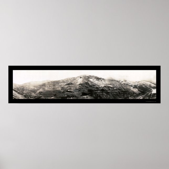 Poster Utah Copper Mining Photo 1909 (Devant)