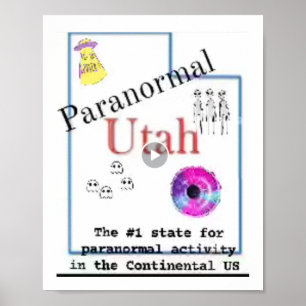 Poster Utah est l'état 1 paranormal