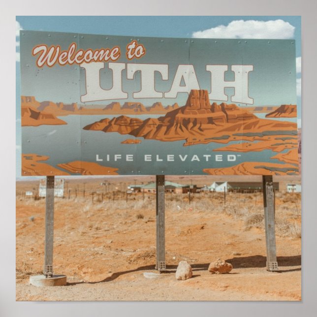 Poster Utah Life Eleved (Devant)
