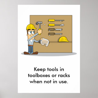 Poster Utilisation des outils à main 002