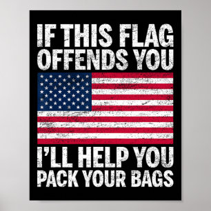 Poster Utopia Sport Usa Shop Si Ce Drapeau Vous Offense J